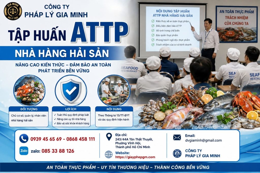 Tập huấn ATTP nhà hàng hải sản