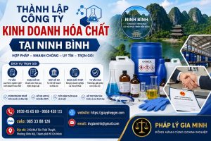 Thành lập công ty kinh doanh hóa chất tại Ninh Bình