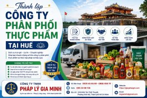 Thành lập công ty phân phối thực phẩm tại Huế