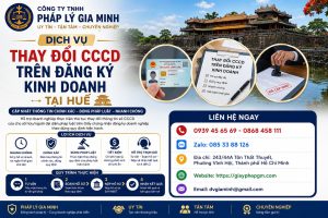 Thay đổi cccd trên đăng ký kinh doanh tại Huế