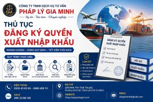 Thủ tục đăng ký quyền xuất nhập khẩu