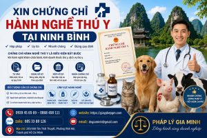 Xin chứng chỉ hành nghề thú y tại Ninh Bình