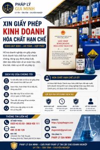 Xin giấy phép kinh doanh hóa chất hạn chế