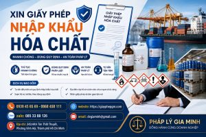 Xin giấy phép nhập khẩu hóa chất