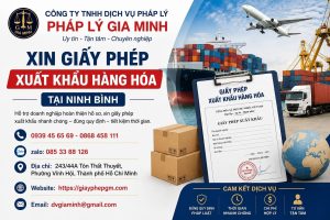 Xin giấy phép xuất khẩu hàng hóa tại Ninh Bình