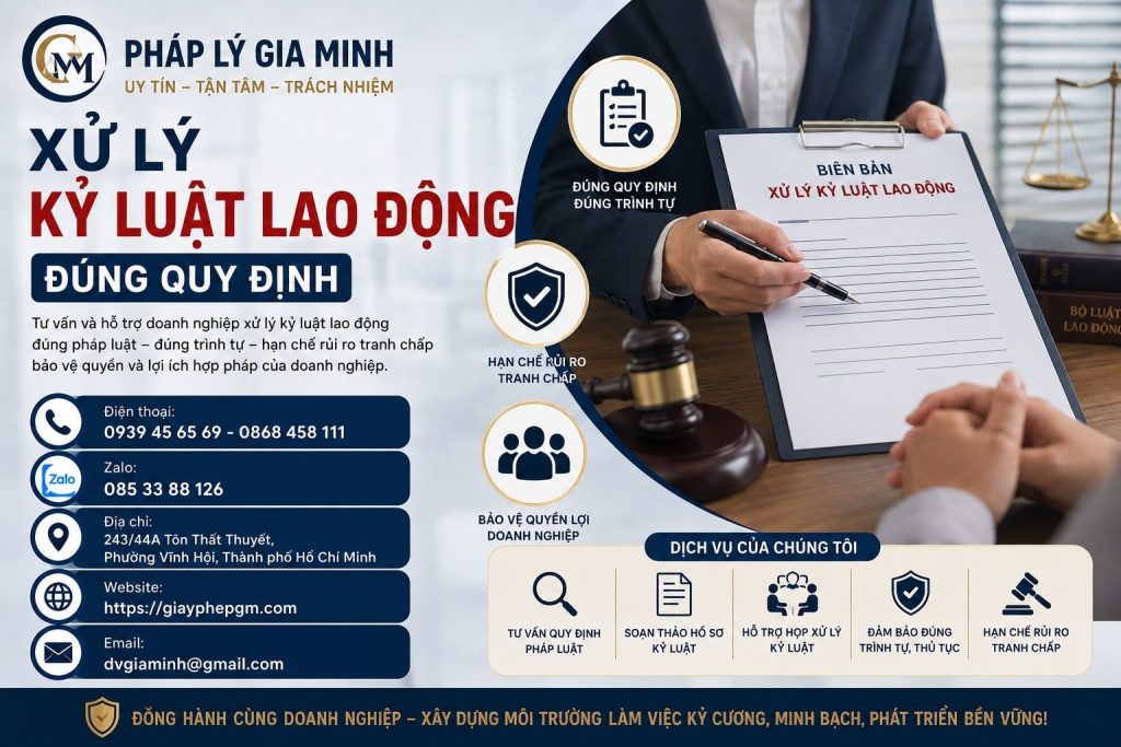 Xử lý kỷ luật lao động đúng quy định
