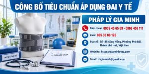 Công bố tiêu chuẩn áp dụng đai y tế