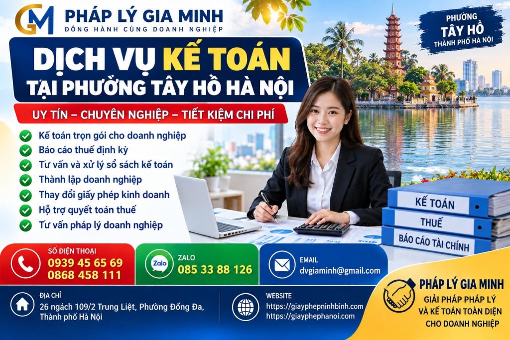 Dịch vụ kế toán tại phường Tây Hồ Hà Nội 1 Dịch vụ kế toán tại phường Tây Hồ Hà Nội