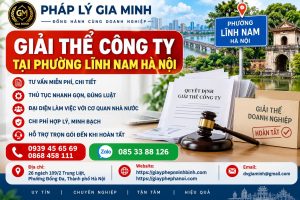 Giải thể công ty tại phường Lĩnh Nam Hà Nội