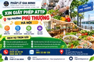 Xin giấy phép ATTP tại phường Phú Thượng Hà Nội
